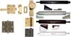 Premium Screen Door Hardware Kit